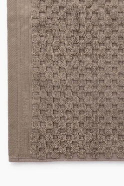 Alfombra baño rizo algodón bambú 50x70cm.