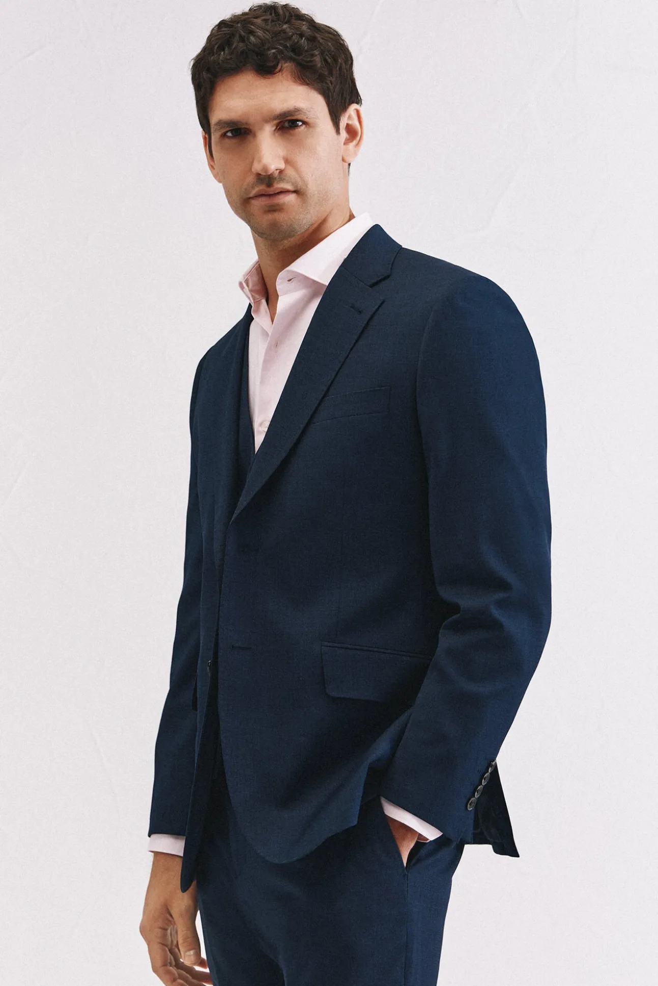 Americana azul slim fit