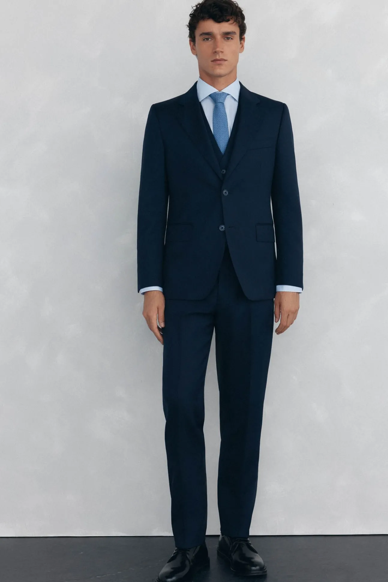 Americana estructura blue back tailored fit