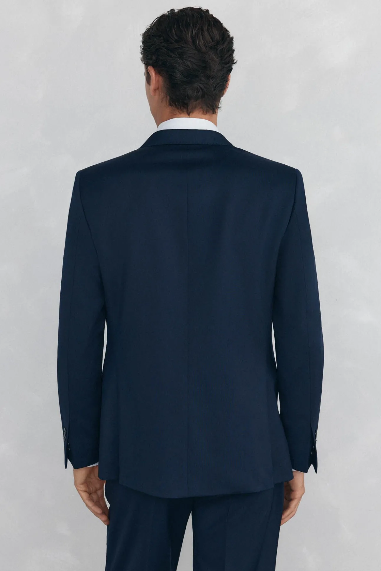 Americana lisa tailored bi-stretch