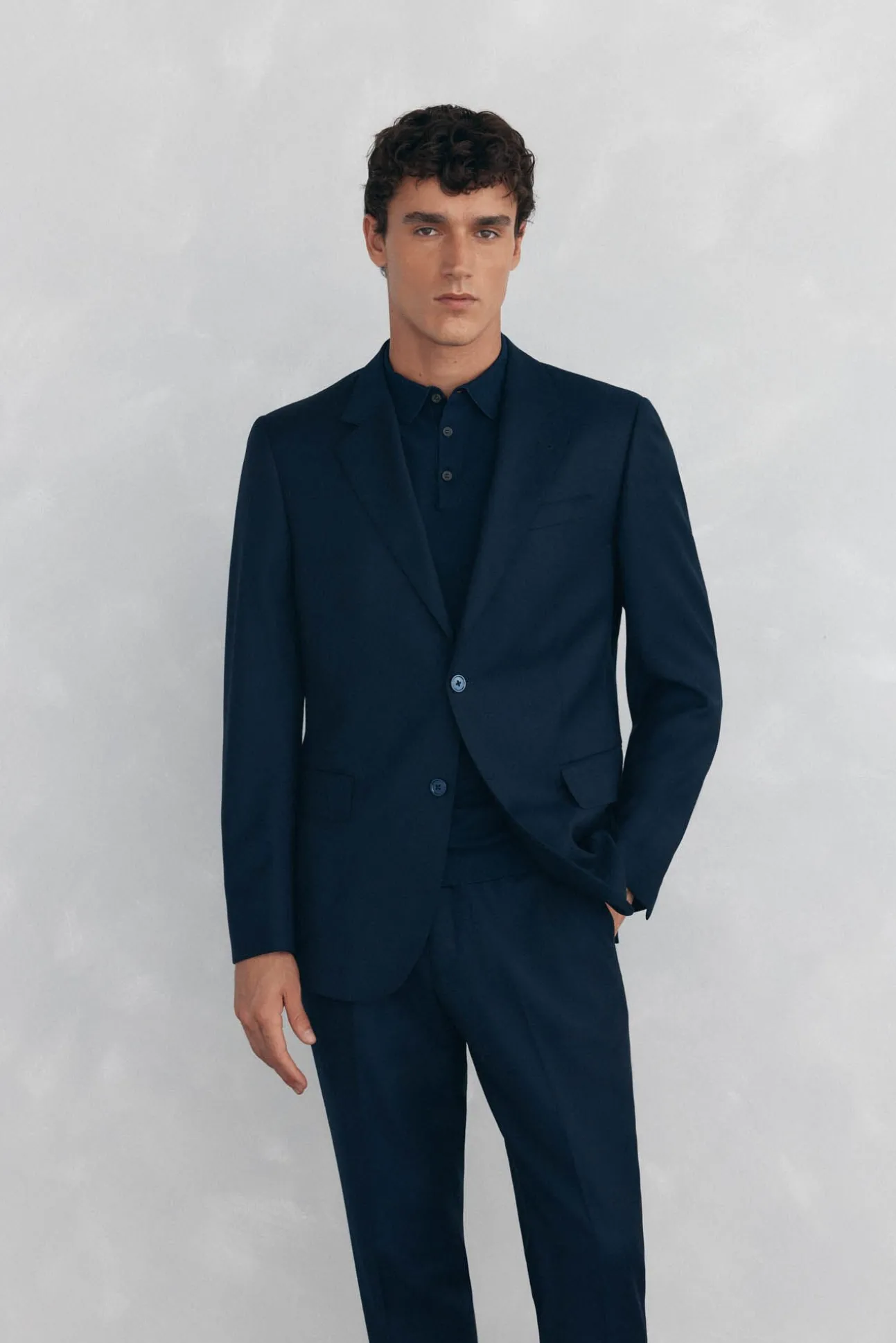 Americana ojo de perdiz bi-stretch slim fit