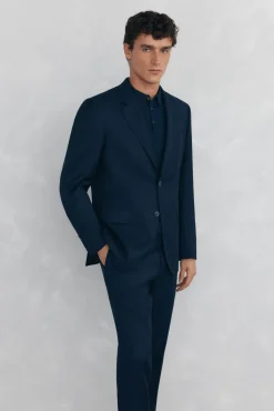 Americana ojo de perdiz bi-stretch slim fit