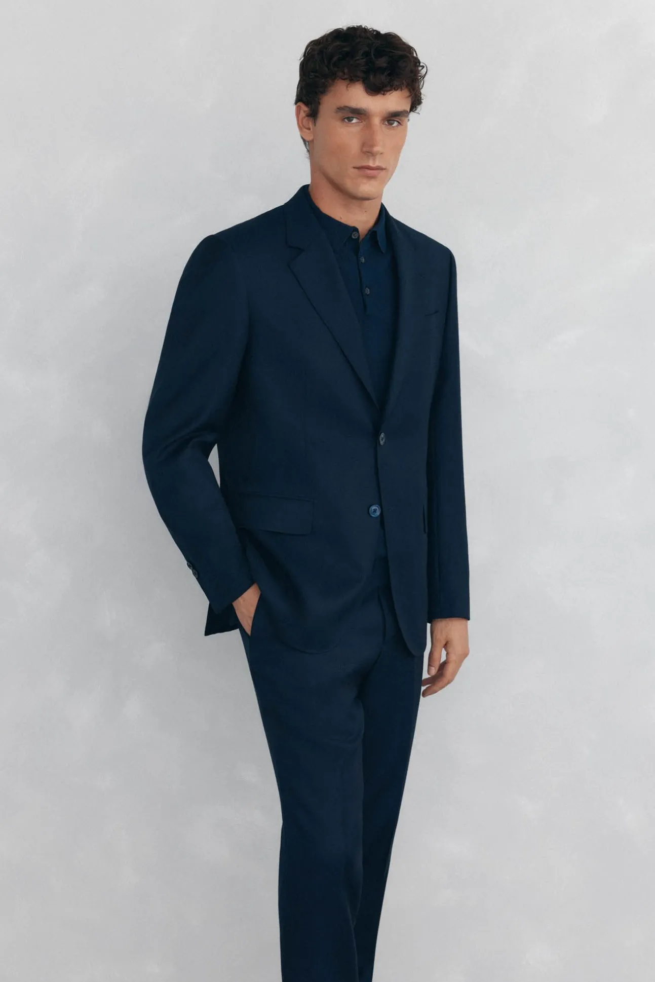 Americana ojo de perdiz bi-stretch slim fit