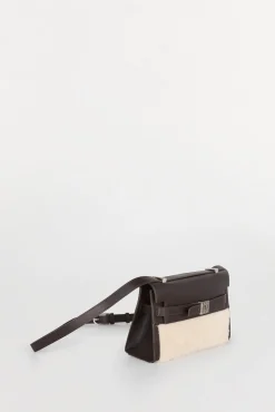 Bandolera convertible borreguito