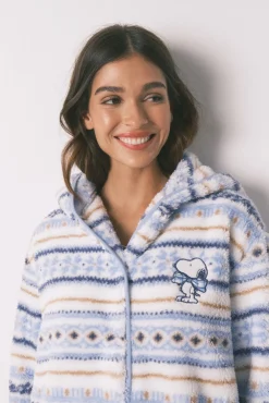 Bata capucha Snoopy cenefas