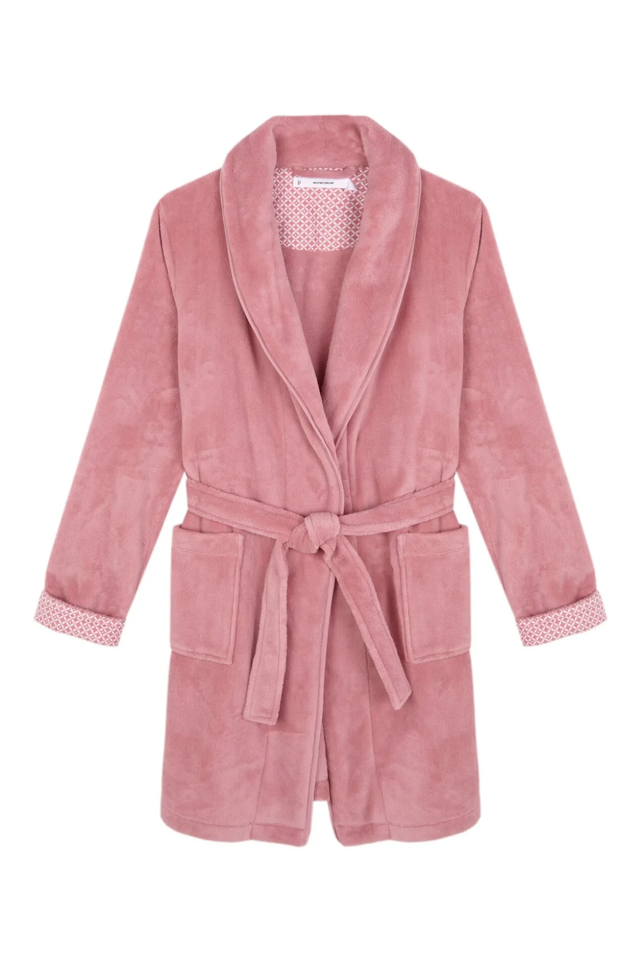 Bata midi polar rosa