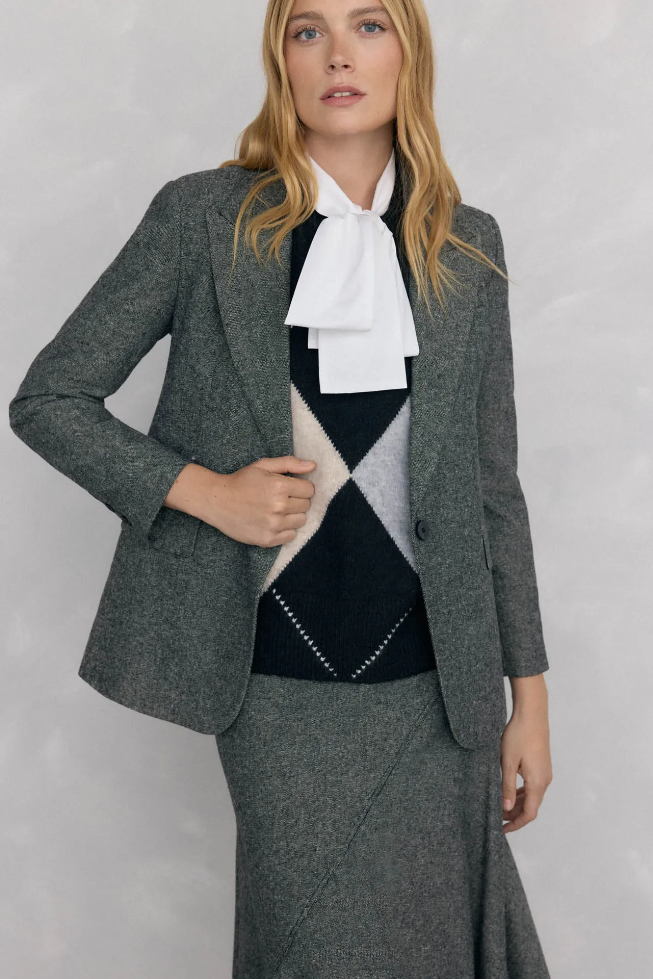 Blazer cheviot