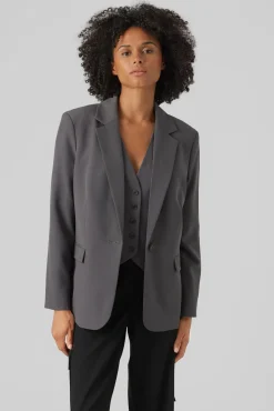 Blazer clásica corte recto