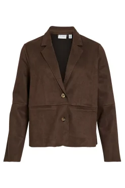 Blazer de ante con botones
