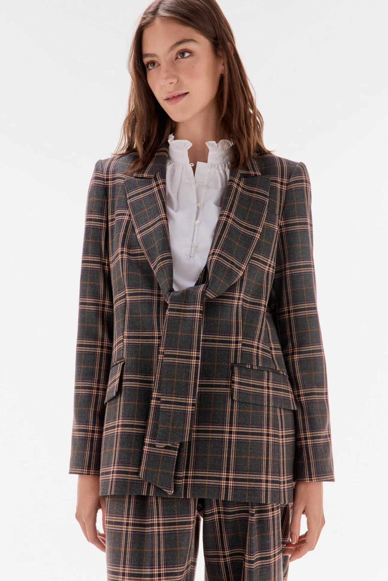 Blazer de cuadros
