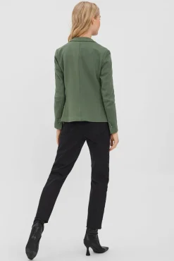 Blazer de mujer manga larga con bolsillos