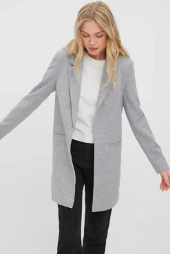 Blazer manga larga con bolsillos