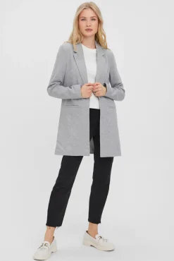 Blazer manga larga con bolsillos