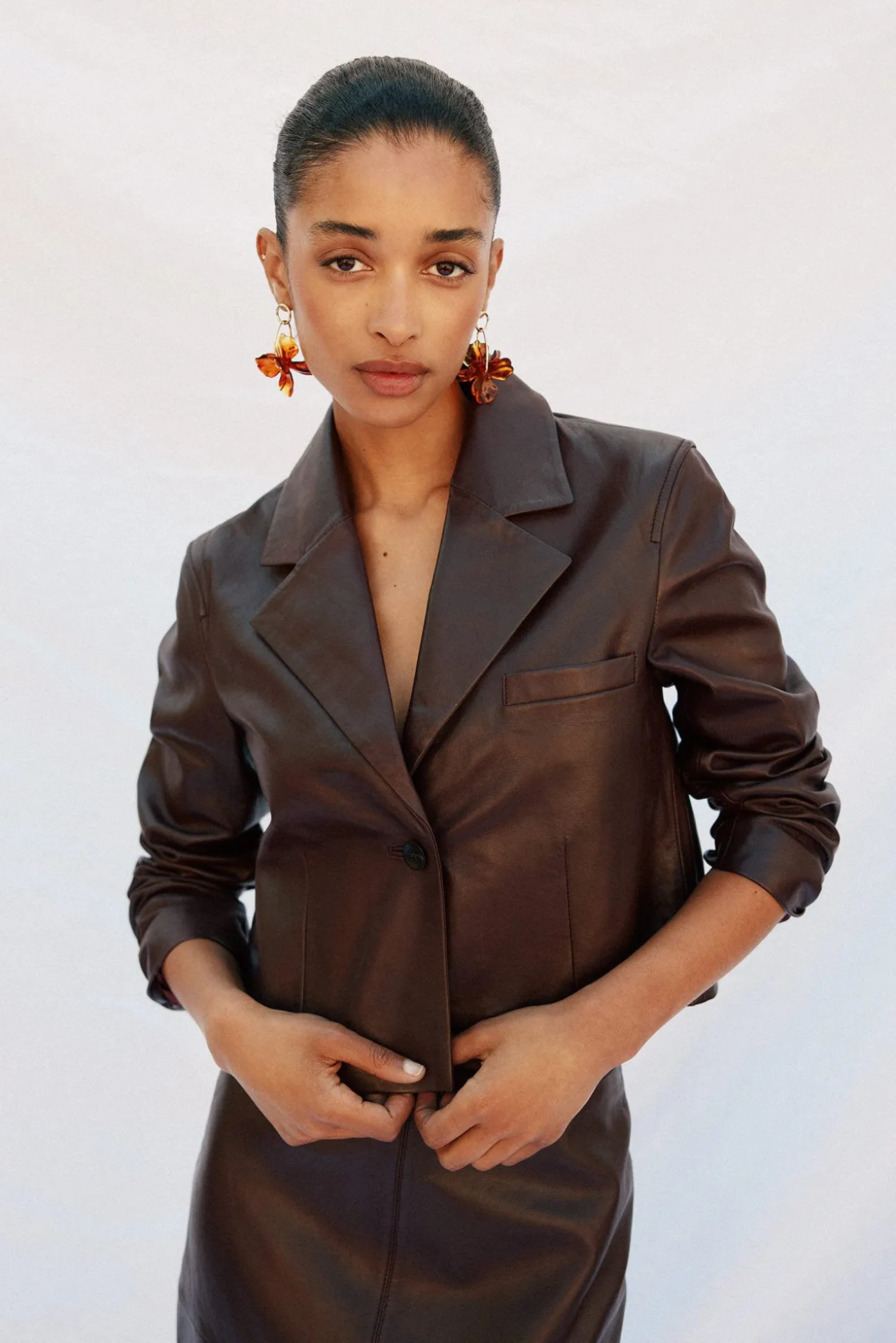 Blazer piel