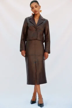 Blazer piel