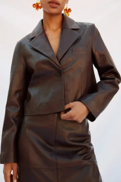 Blazer piel