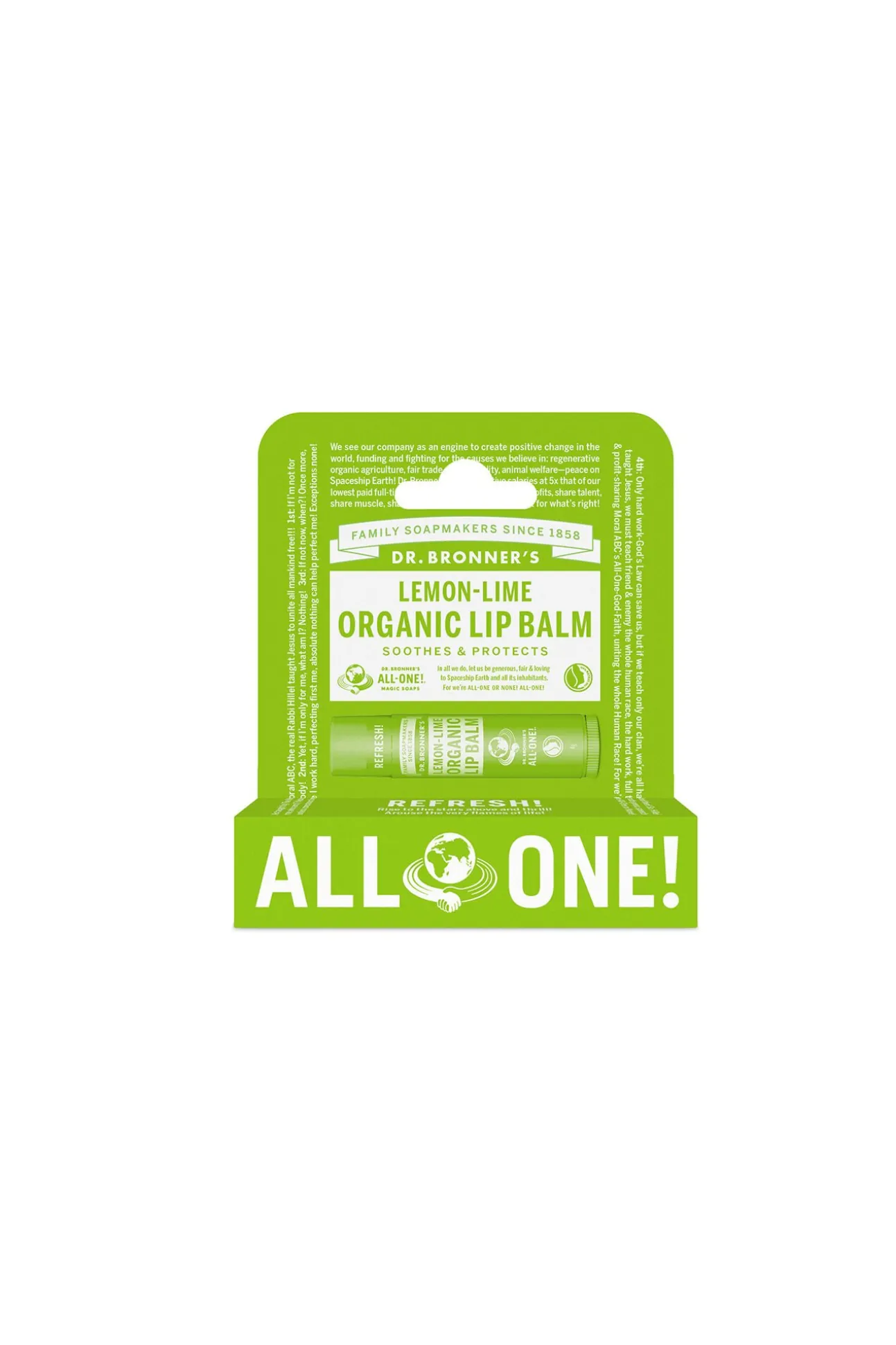 Bálsamo labial orgánico "Limón-Lima"