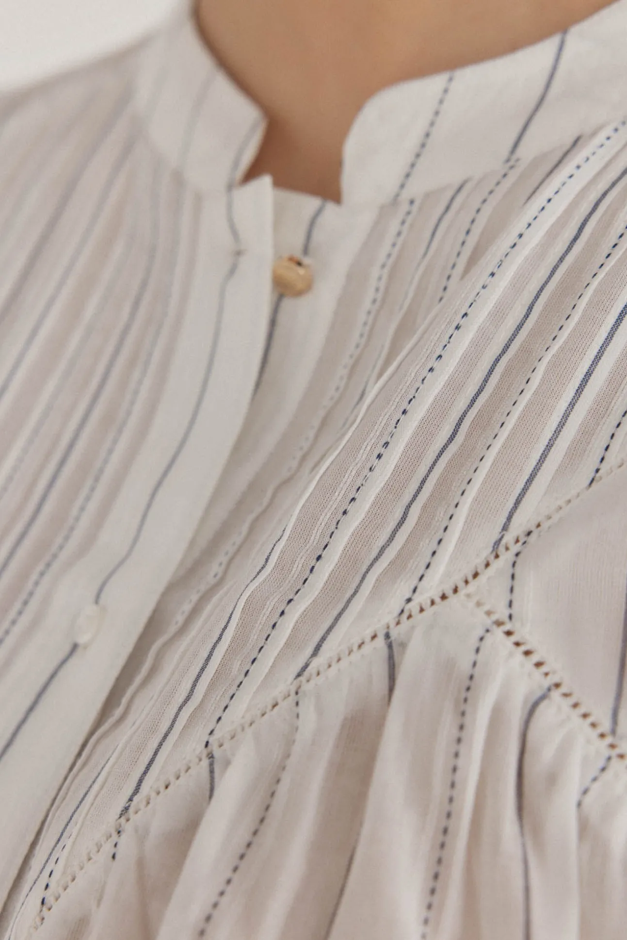 Blusa amplia rayas