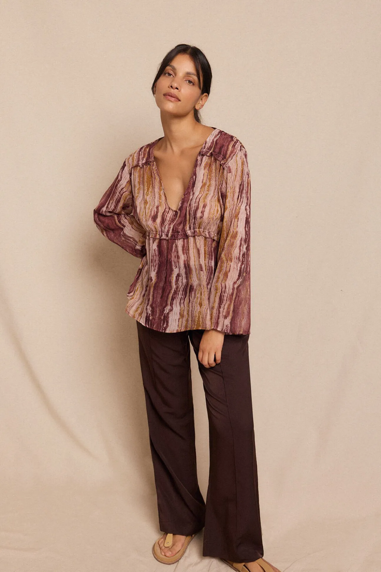 Blusa asimetrica