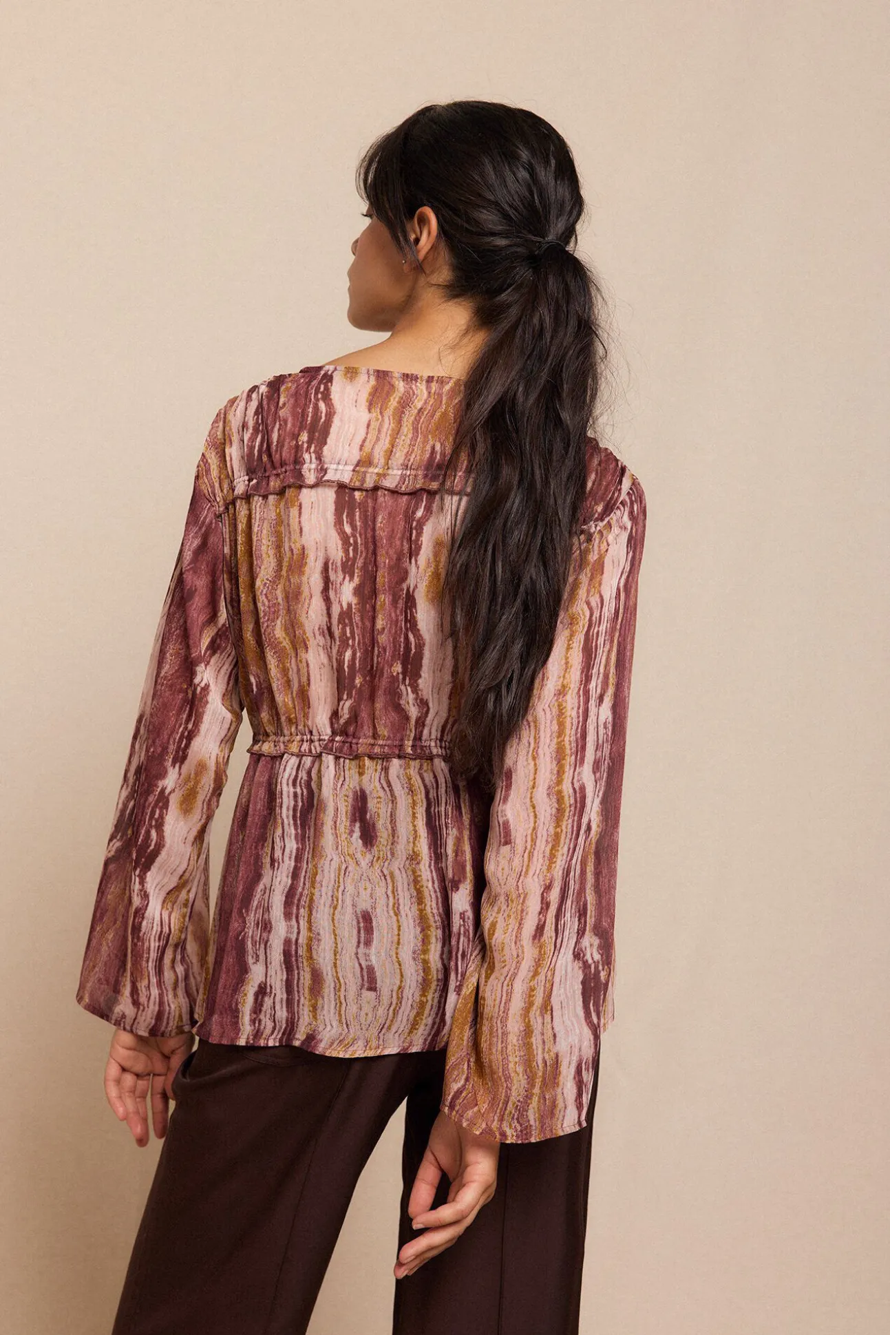Blusa asimetrica