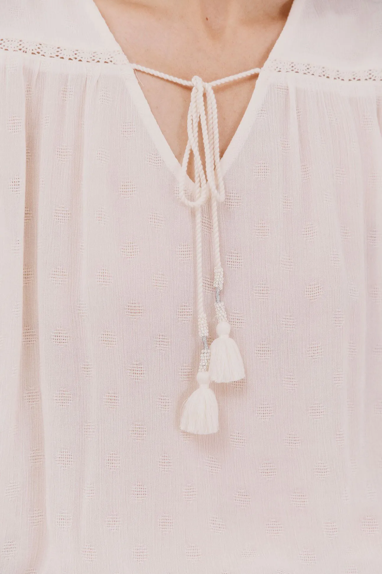 Blusa borlas