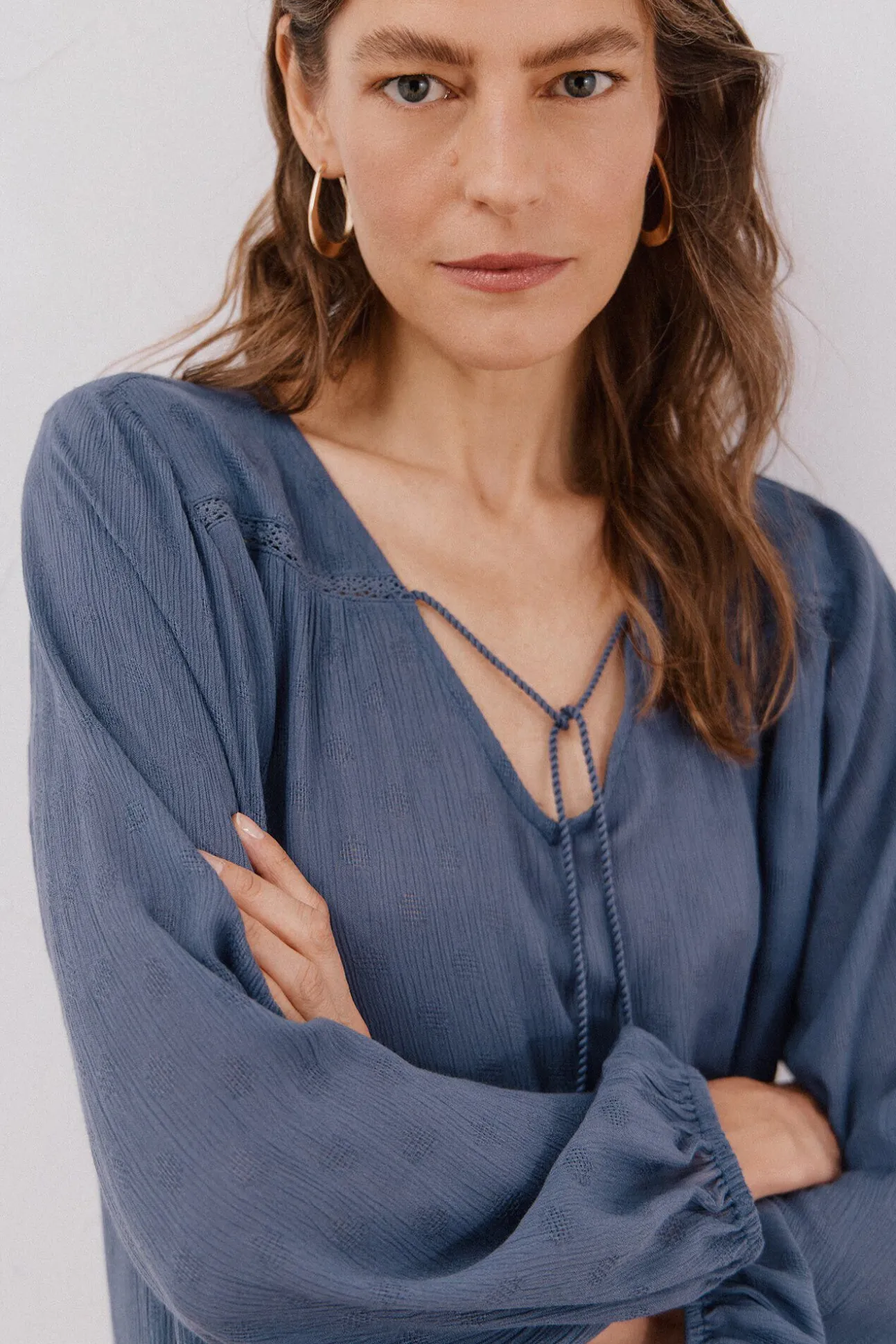 Blusa borlas