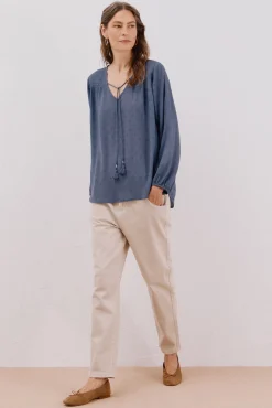 Blusa borlas