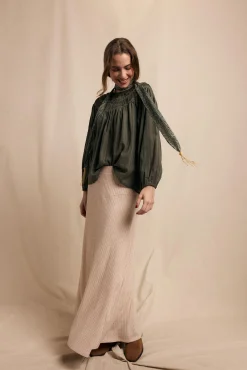Blusa combinada