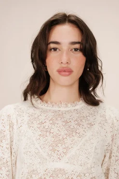 Blusa de encaje