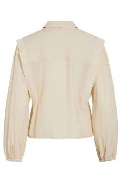Blusa de viscosa con detalles lúrex