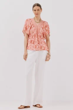 Blusa escote pico