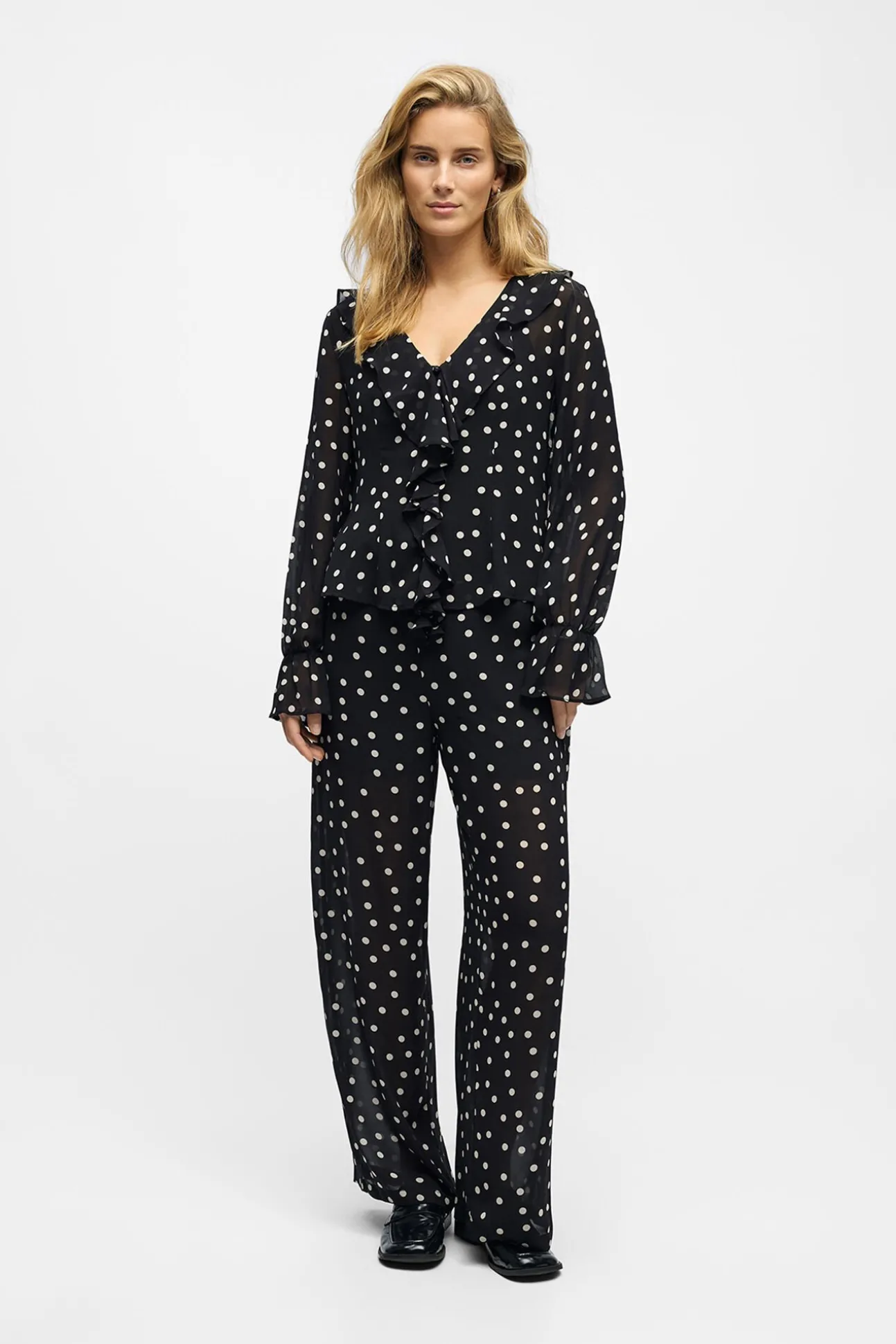 Blusa gasa estampada