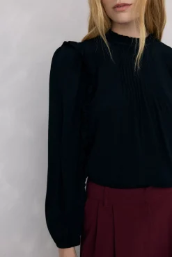 Blusa gasa volantes