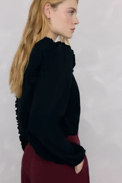 Blusa gasa volantes