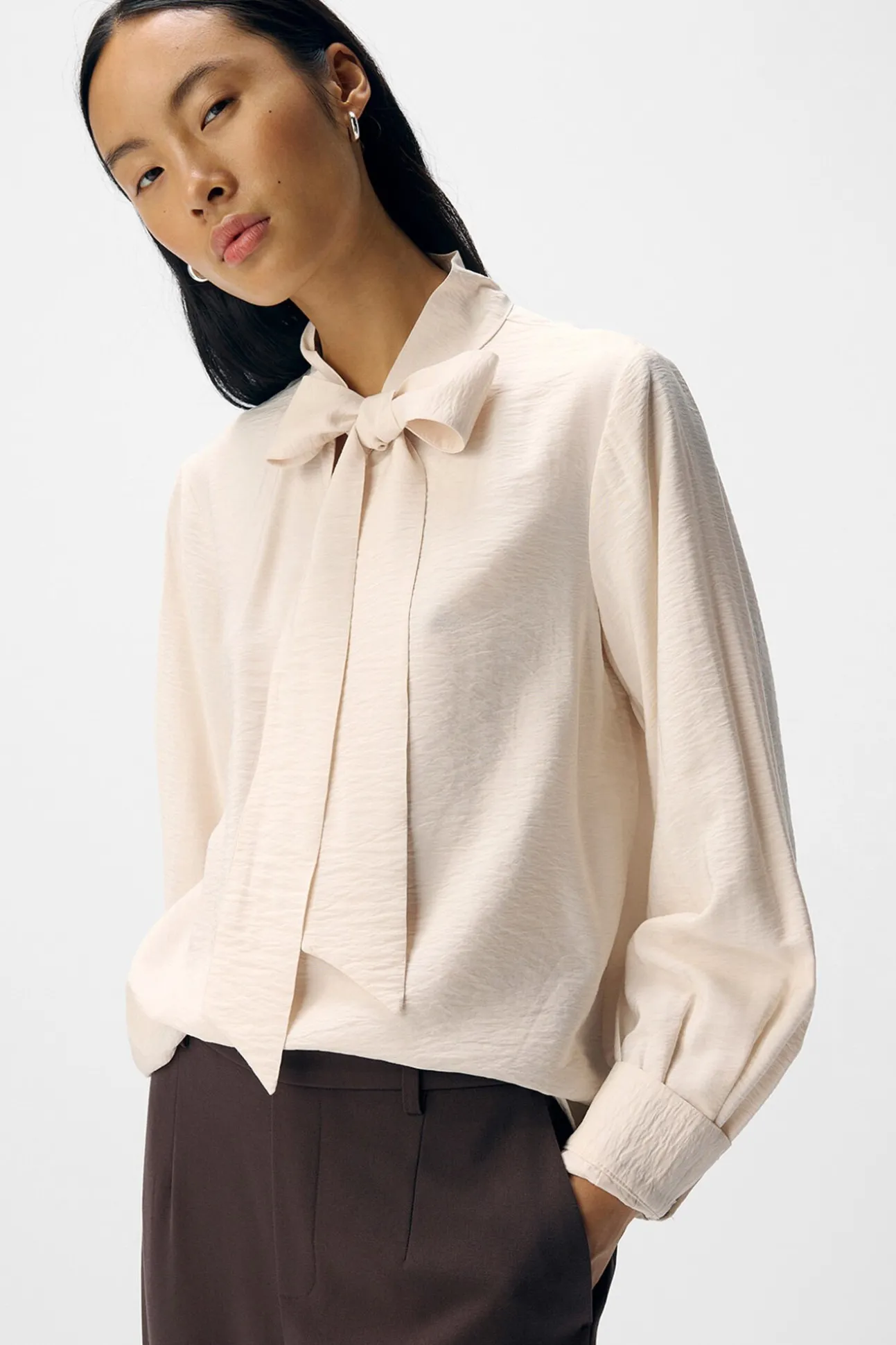 Blusa lazo viscosa