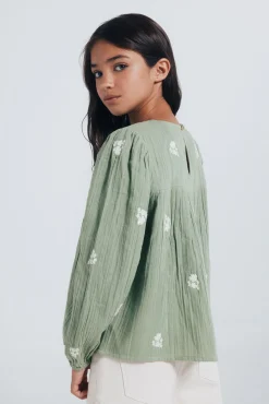 Blusa manga larga niña