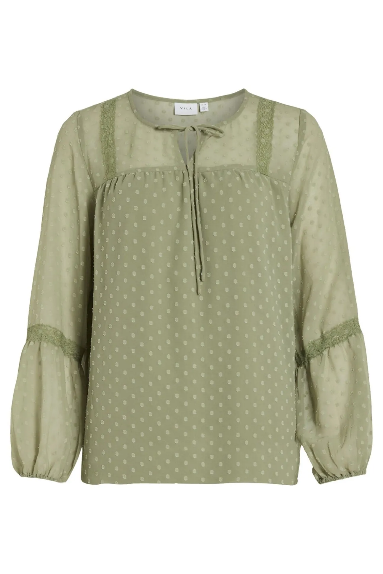 Blusa manga larga plumeti