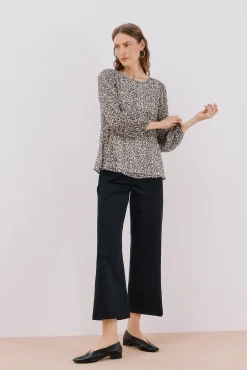 Blusa plisada