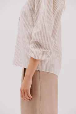 Blusa rayas cordon