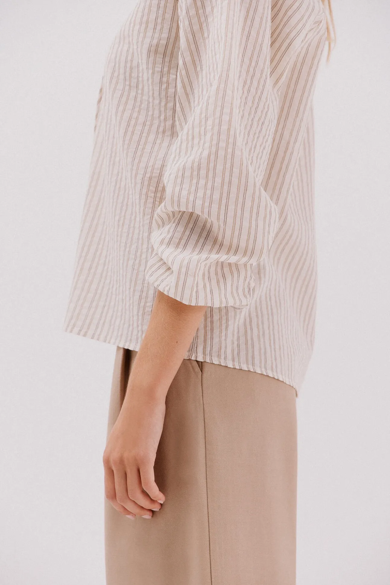 Blusa rayas cordon