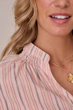 Blusa rayas lurex