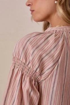 Blusa rayas lurex