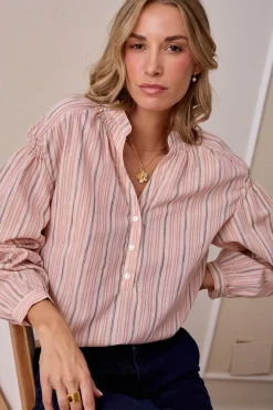 Blusa rayas lurex