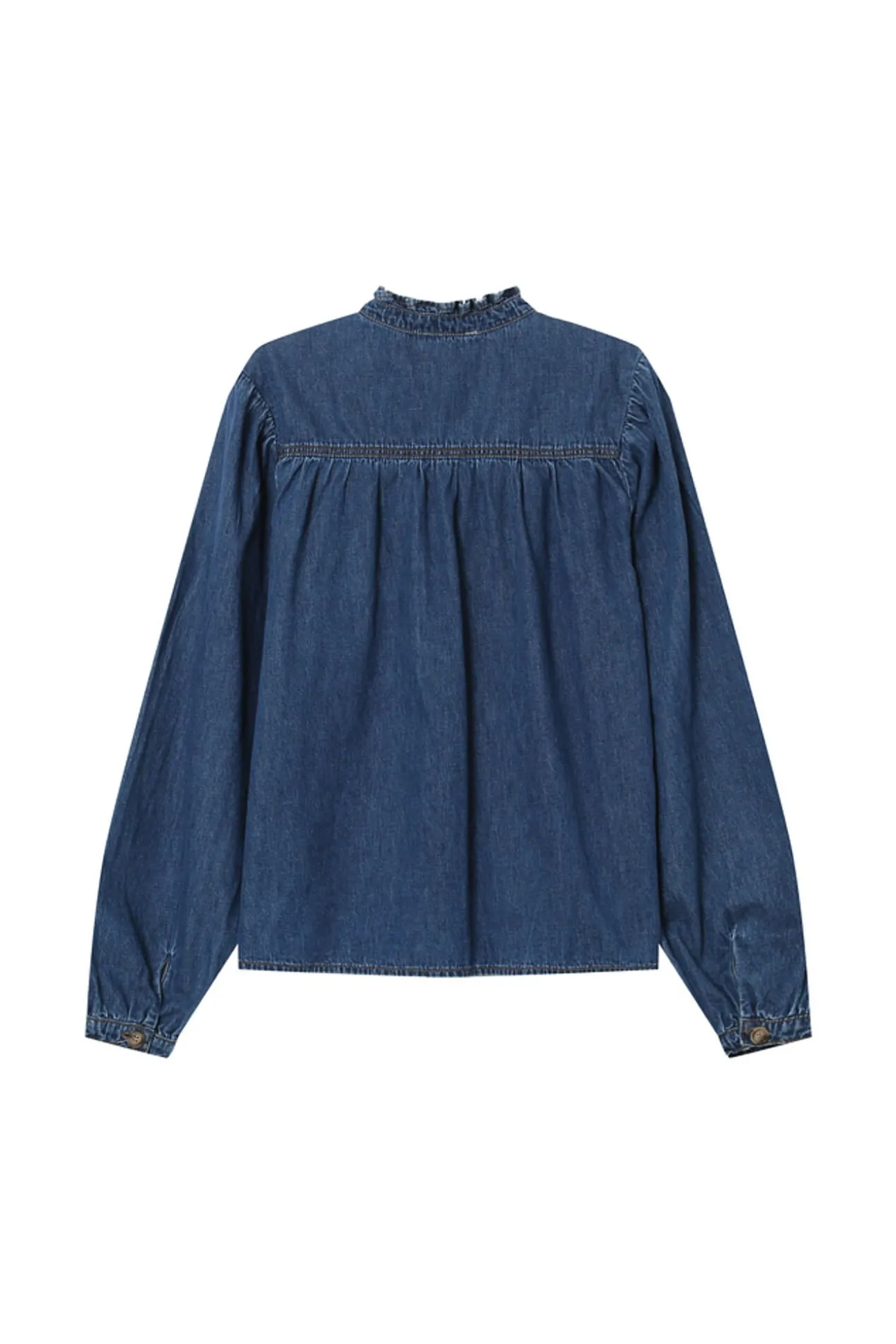 Blusa vaquera de manga larga