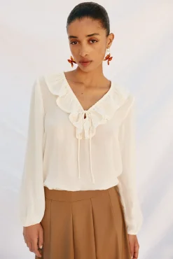 Blusa volantes