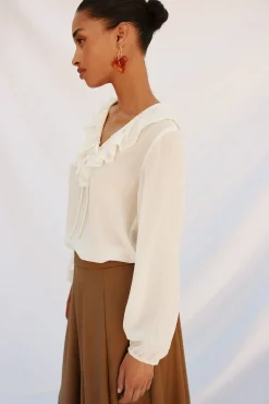 Blusa volantes