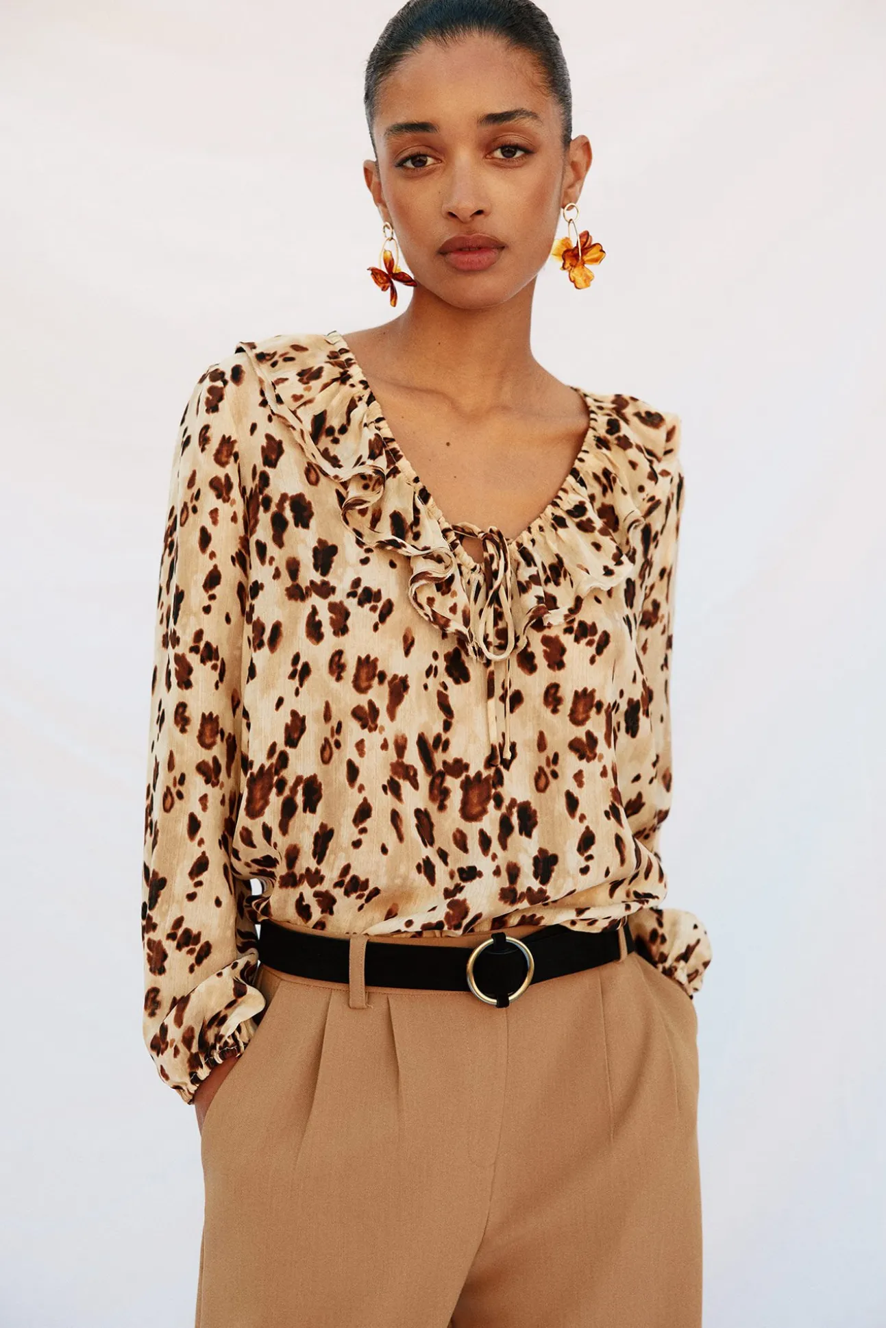 Blusa volantes