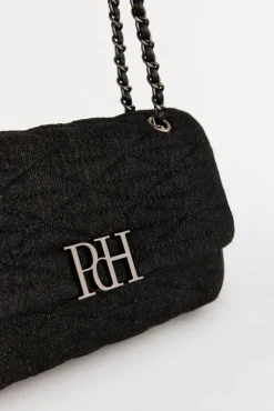Bolso bandolera acolchado con cadena