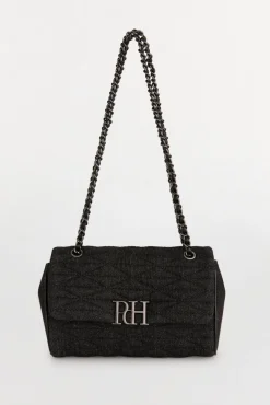 Bolso bandolera acolchado con cadena