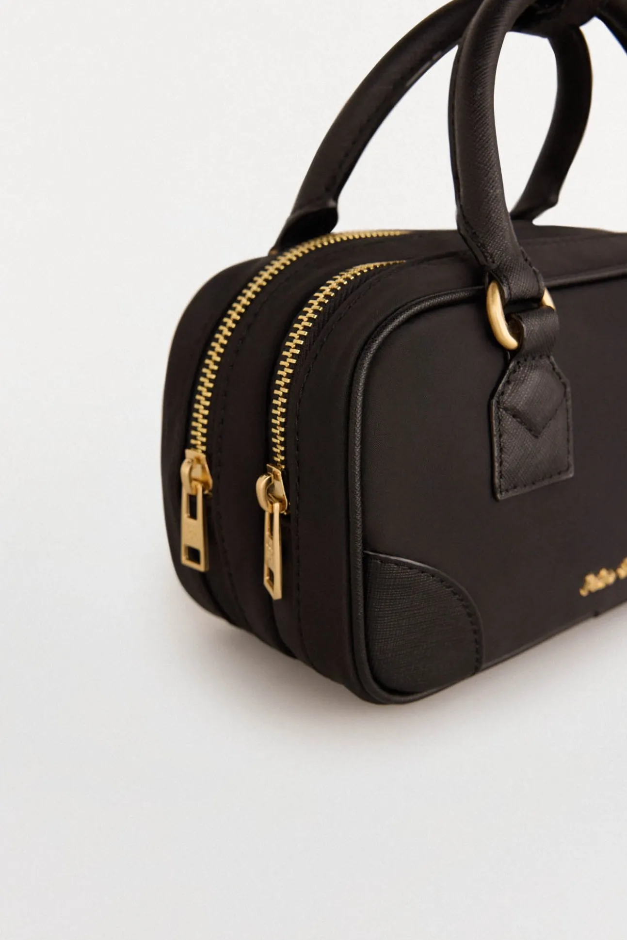 Bolso bandolera nylon cremalleras